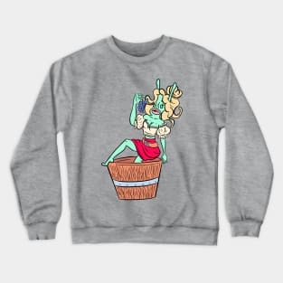 Grape Stomping Maiden Gilly Crewneck Sweatshirt